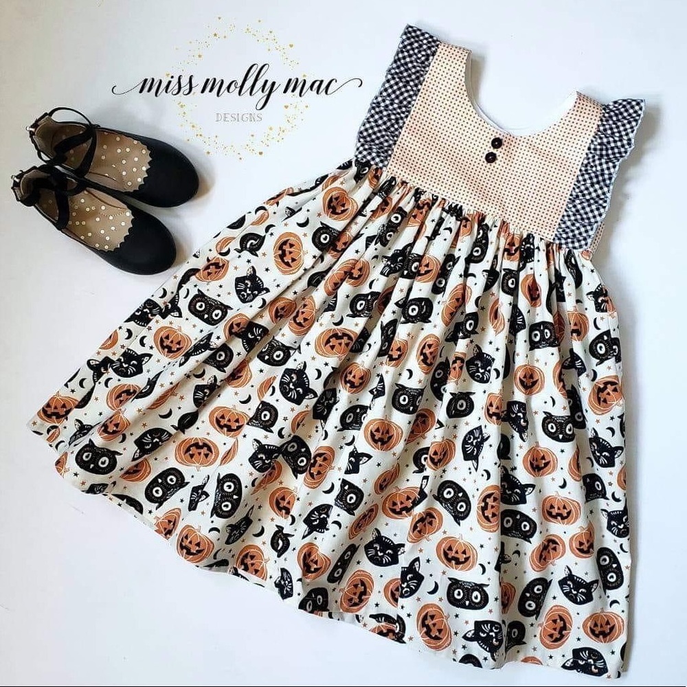 MissMollyMac Vintage Halloween Dress Tunic